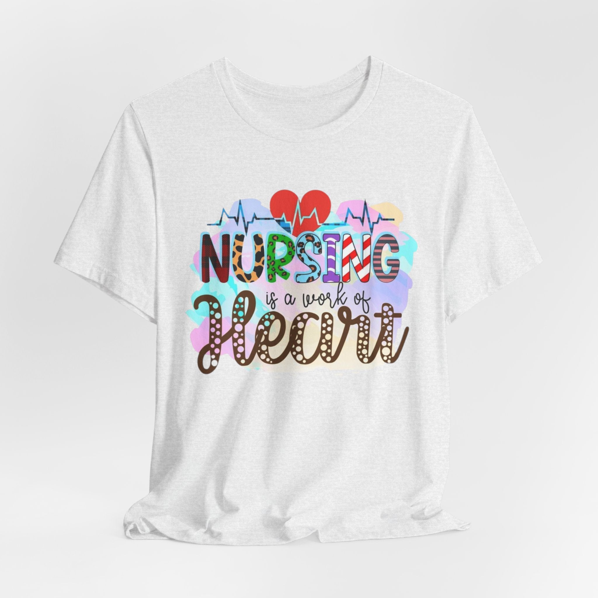 Nursing Is A Work Of Heart T-Shirt