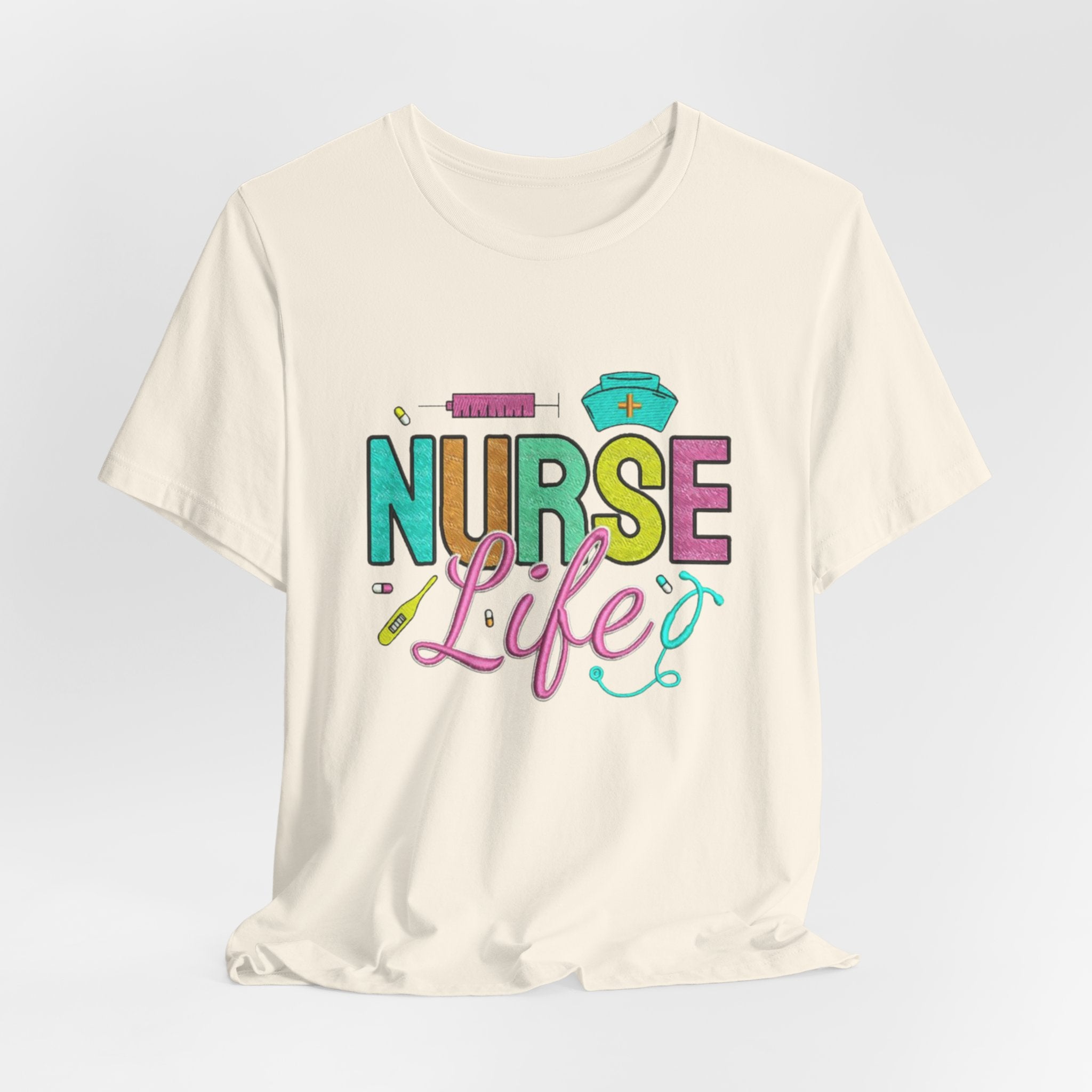Nurse Life T-Shirt — Colorful Scrubs Nursing Tee