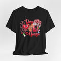 Nurse Tee — 'One Love Nurse' Floral Medical Graphic Shirt