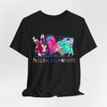 Peace Love Nurse T-Shirt – Colorful Floral Heart & Scrubs Graphic Tee for Nurses